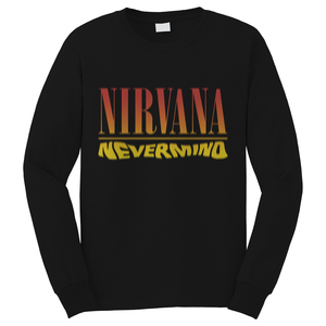 NIRVANA NEVERMIND ROCK BAND Long Sleeve T-Shirt NIRVANA NEVERMIND ROCK BAND Long Sleeve T-Shirt