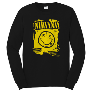 NIRVANA SMELLS LIKE TEEN SPIRIT Long Sleeve T-Shirt NIRVANA SMELLS LIKE TEEN SPIRIT Long Sleeve T-Shirt