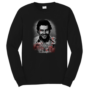 PABLO ESCOBAR MEDELLIN CARTEL Long Sleeve T-Shirt PABLO ESCOBAR MEDELLIN CARTEL Long Sleeve T-Shirt