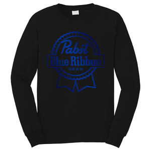 PABST BLUE RIBBON BEER Long Sleeve T-Shirt PABST BLUE RIBBON BEER Long Sleeve T-Shirt