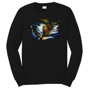 PORSCHE CAR LOGO Long Sleeve T-Shirt PORSCHE CAR LOGO Long Sleeve T-Shirt