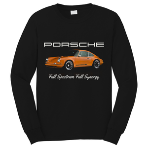 PORSCHE VINTAGE SUPERCAR SLOGAN Long Sleeve T-Shirt