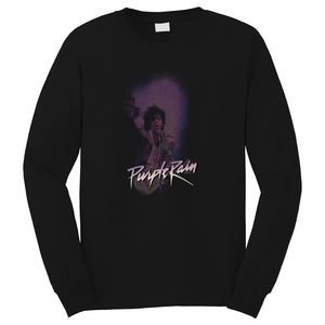 PRINCE PURPLE RAIN SINGER Long Sleeve T-Shirt PRINCE PURPLE RAIN SINGER Long Sleeve T-Shirt