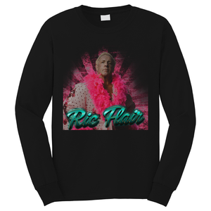 RIC FLAIR WRESTLING WWE Long Sleeve T-Shirt RIC FLAIR WRESTLING WWE Long Sleeve T-Shirt