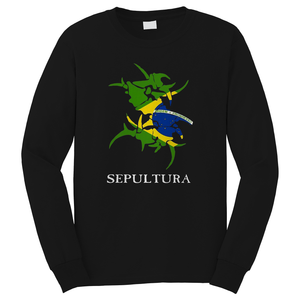 SEPULTURA BRAZILIAN METAL BAND Long Sleeve T-Shirt SEPULTURA BRAZILIAN METAL BAND Long Sleeve T-Shirt
