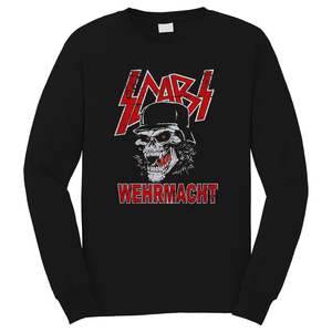 SLAYER SLATANIC WEHRMACHT RETRO Long Sleeve T-Shirt SLAYER SLATANIC WEHRMACHT RETRO Long Sleeve T-Shirt