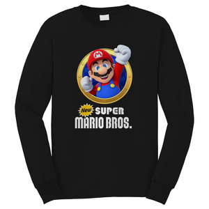 SUPER MARIO BROS NEW 2 Long Sleeve T-Shirt SUPER MARIO BROS NEW 2 Long Sleeve T-Shirt