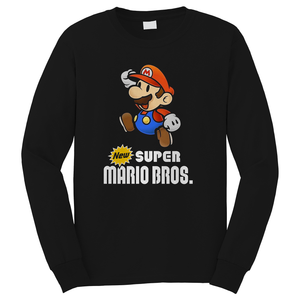SUPER MARIO BROS NEW Long Sleeve T-Shirt SUPER MARIO BROS NEW Long Sleeve T-Shirt