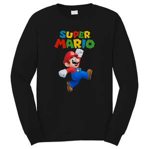 SUPER MARIO BROS RUN Long Sleeve T-Shirt SUPER MARIO BROS RUN Long Sleeve T-Shirt