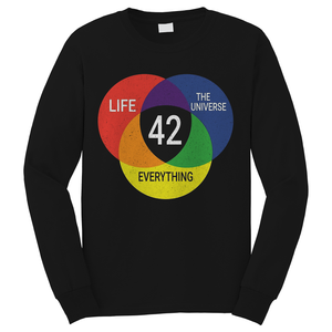 THE ANSWER TO EVERYTHING IS 42 3 Long Sleeve T-Shirt