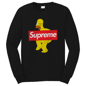 THE SIMPSONS HOMER SUPREME Long Sleeve T-Shirt THE SIMPSONS HOMER SUPREME Long Sleeve T-Shirt