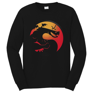 TROGDOR KOMBAT LOGO Long Sleeve T-Shirt TROGDOR KOMBAT LOGO Long Sleeve T-Shirt