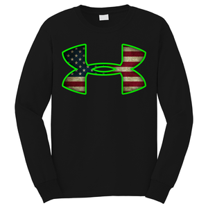 UNDER ARMOUR AMERICAN FLAG Long Sleeve T-Shirt UNDER ARMOUR AMERICAN FLAG Long Sleeve T-Shirt