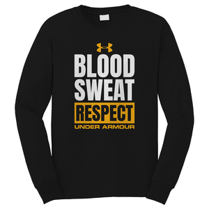 UNDER ARMOUR BLOOD SWEAT RESPECT ROCK Long Sleeve T-Shirt UNDER ARMOUR BLOOD SWEAT RESPECT ROCK Long Sleeve T-Shirt