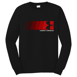 UNDER ARMOUR RED STRIPE Long Sleeve T-Shirt UNDER ARMOUR RED STRIPE Long Sleeve T-Shirt