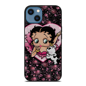 BETTY BOOP AND DOG CARTOON iPhone 14 Case