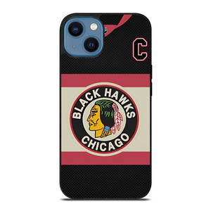 CHICAGO BLACKHAWKS FOOTBALL JERSEY iPhone 14 Case