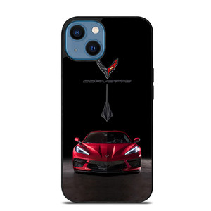 CORVETTE STINGRAY C8 RED CAR iPhone 14 Case CORVETTE STINGRAY C8 RED CAR iPhone 14 Case