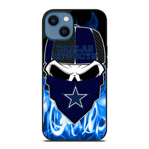 DALLAS COWBOYS SKULL BANDANA iPhone 14 Case DALLAS COWBOYS SKULL BANDANA iPhone 14 Case