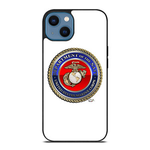DEPARTMENT OF NAVY USMC MARINE COPRS iPhone 14 Case