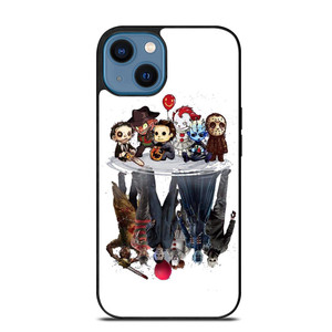 HORROR MOVIES FUNNY CHARACTERS iPhone 14 Case