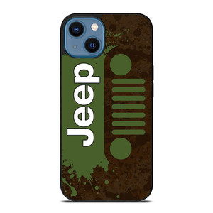 JEEP WRANGLER LOGO GREEN iPhone 14 Case