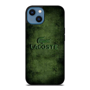 LACOSTE LOGO EMBOSSED LEATHER iPhone 14 Case LACOSTE LOGO EMBOSSED LEATHER iPhone 14 Case