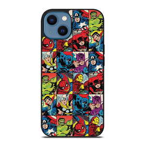 MARVEL SUPERHEROES CLASSIC COMIC iPhone 14 Case