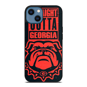 STRAIGHT OUTTA GEORGIA BULLDOGS DAWGS iPhone 14 Case STRAIGHT OUTTA GEORGIA BULLDOGS DAWGS iPhone 14 Case