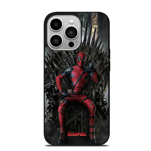 DEADPOOL THRONE MARVEL SUPERHERO iPhone 14 Pro Case DEADPOOL THRONE MARVEL SUPERHERO iPhone 14 Pro Case