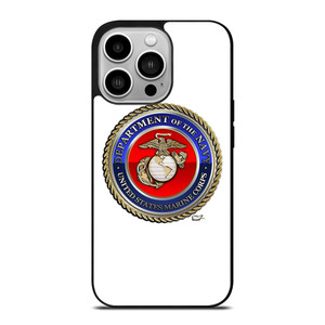 DEPARTMENT OF NAVY USMC MARINE COPRS iPhone 14 Pro Case