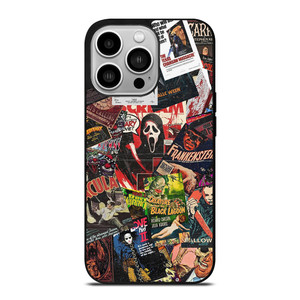HORROR MOVIE POSTER COLLAGE iPhone 14 Pro Case