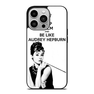 KEEP CALM AUDREY HEPBURN iPhone 14 Pro Case