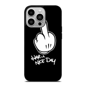 MICKEY MOUSE MIDDLE FINGER DISNEY iPhone 14 Pro Case