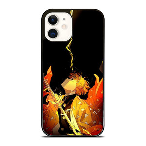 ANIME DEMON HUNTERKIMETSU NO YAIBA SHUIGETSU YELLOW THUNDER iPhone 12 Case
