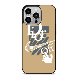 OFF WHITE DIOR SUPREME LOGO iPhone 14 Pro Case OFF WHITE DIOR SUPREME LOGO iPhone 14 Pro Case