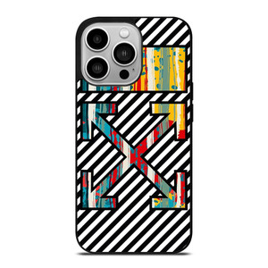 OFF WHITE STRIPES iPhone 14 Pro Case