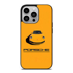 PORSCHE CAR YELLOW iPhone 14 Pro Case