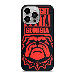 STRAIGHT OUTTA GEORGIA BULLDOGS DAWGS iPhone 14 Pro Case STRAIGHT OUTTA GEORGIA BULLDOGS DAWGS iPhone 14 Pro Case