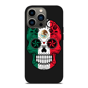 MEXICO SKULL SKELETON FLAG iPhone 13 Pro Case