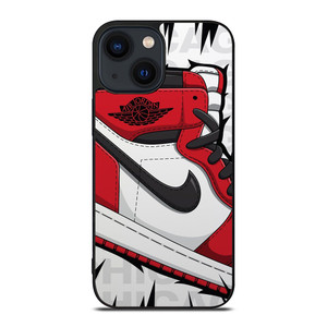 AIR ORDAN NIKE RED SNEAKERS iPhone 14 Plus Case