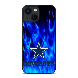 DALLAS COWBOYS LOGO BLUE FIRE iPhone 14 Plus Case