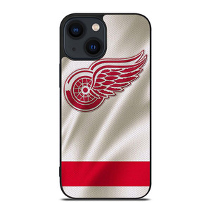 DETROIT RED WINGS HOCKEY TEAM JERSEY LOGO iPhone 14 Plus Case