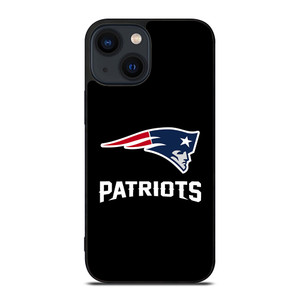 NEW ENGLAND PATRIOTS LOGO BLACK iPhone 14 Plus Case