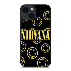 NIRVANA SMILEY FACE COLLAGE iPhone 14 Plus Case NIRVANA SMILEY FACE COLLAGE iPhone 14 Plus Case