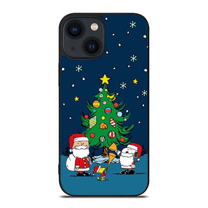 SNOOPY AND SANTA THE PEANUTS iPhone 14 Plus Case SNOOPY AND SANTA THE PEANUTS iPhone 14 Plus Case