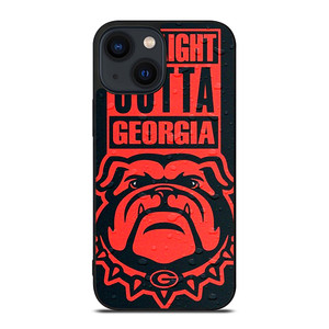 STRAIGHT OUTTA GEORGIA BULLDOGS DAWGS iPhone 14 Plus Case STRAIGHT OUTTA GEORGIA BULLDOGS DAWGS iPhone 14 Plus Case
