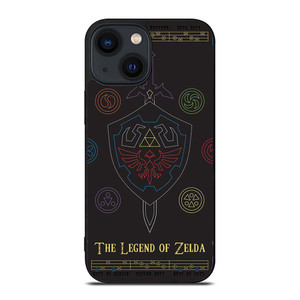 THE LEGEND OF ZELDA GAME ICON LOGO iPhone 14 Plus Case THE LEGEND OF ZELDA GAME ICON LOGO iPhone 14 Plus Case