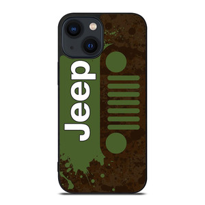 JEEP WRANGLER LOGO GREEN iPhone 13 Case