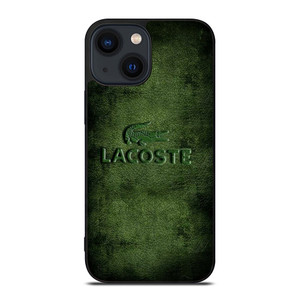 LACOSTE LOGO EMBOSSED LEATHER iPhone 13 Case